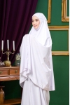 Telekung Layla White